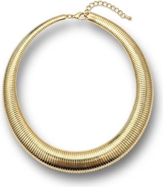 Theia Womens Cobra Necklace In Gold