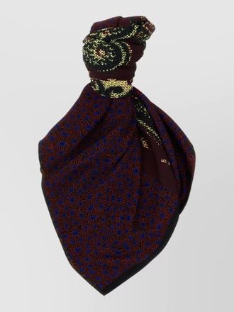 Dries Van Noten flora printed scarf