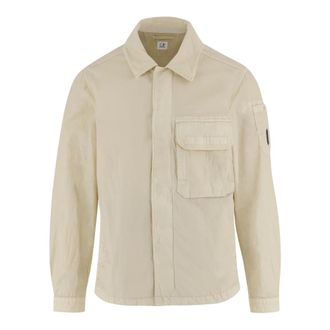 C.P. Company Technical Cotton-Blend Shirt - male - C.P. Company - Casual Shirts - Beige - XL - Shirts