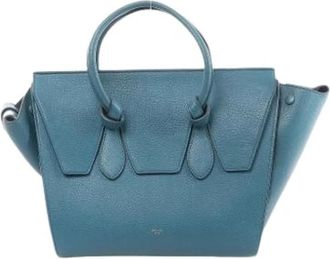 Celine Pre-owned Handbags, female, Blue, Size: ONE SIZE Pre-owned Tie Knot Handbag