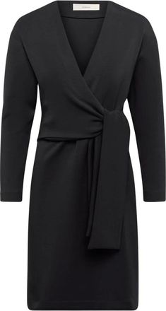 Inwear Vincent Knot Jurk - Dames - Wikkelkleedje - Zwart - 3XL - Polyester - Kleedjes
