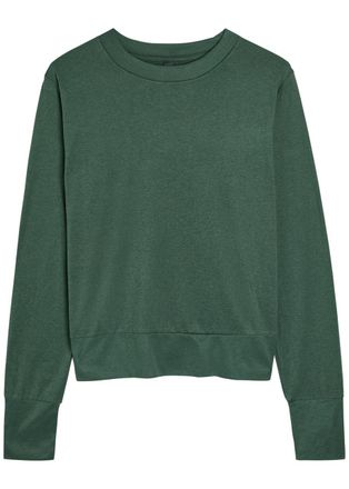 Vuori Clothing Daydream Stretch-jersey top - Green - S (UK8-10 / S)
