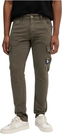 Alpha Industries Uomo, Pantaloni, Verde, W36, new
