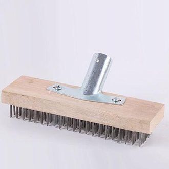 OEM Escoba Met&aacute;lica De Acero De 30 Cm, Escoba Met&aacute;lica (sin Mango De Madera)
