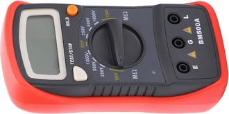 OEM Mult&iacute;metro Digital, Comprobador De Resistencia De 1999 Ohmios, Meg&oacute;hmetro Lcd, Comprobador De Aislamiento Bm500a 1000v