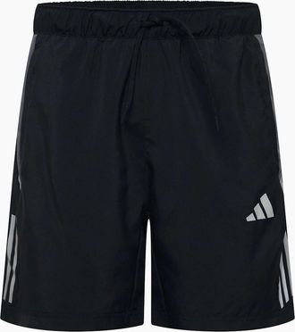 adidas Mens 3 Stripes Athletic Shorts with Elasticated Waistband - Black - Size: 32/30/31