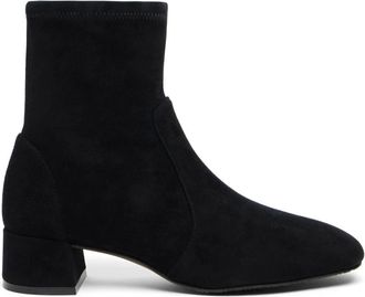 Stuart Weitzman Maeve Bootie - Dames - Laarzen met Hak - Zwart - 36 1/2 EU - Schoenen