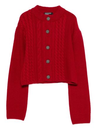 Enfants Riches Deprimes Cardigan crop - Rosso