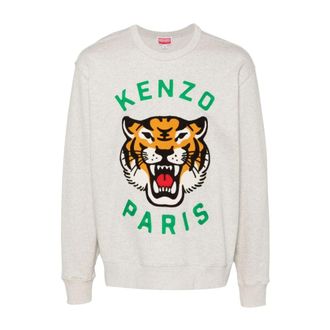 Kenzo Grey Jumper - male - Kenzo - Sweatshirts - Gray - XS - Sweatshirts & Hoodies
