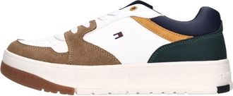 Tommy Hilfiger Lage Vetersneakers - Heren - Sneakers - Veelkleurig - 39 EU - Leer - Schoenen