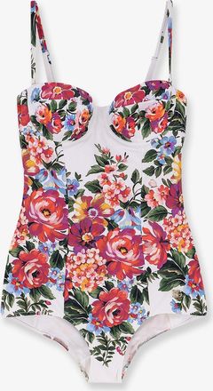 Dolce & Gabbana Costume da bagno intero con stampa floreale - DOLCE & GABBANA - gender_Woman