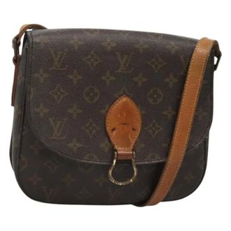 Louis Vuitton Tweedehands Canvas Louis Vuitton tassen - Dames - Pre-owned - Bruin - Maat: ONE Size Leer