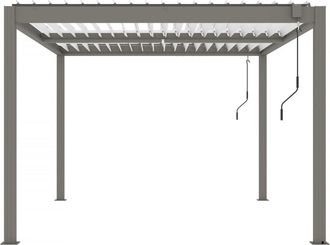 Habitat & Jardin P&eacute;rgola bioclim&aacute;tica marr&oacute;n 300 x 400 x 220 cm
