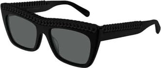 Stella McCartney Sc0194s001 Black Black Smoke