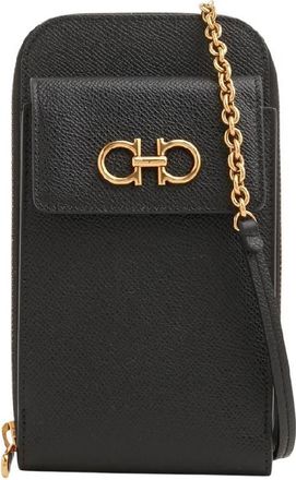 Ferragamo Gancini Leather Phone Case