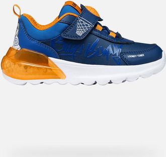 Geox Activart Illuminus Bambino Blu Navy/arancione