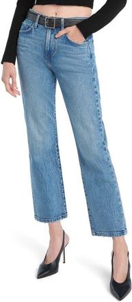 Favorite Daughter The Dot Mid Rise Straight Ankle Jeans in Westminster at Nordstrom, Size 26