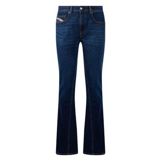 Diesel Flared Jeans, male, Blue, Size: W32 Bell Bottom Jeans