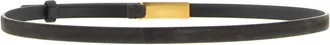 Khaite Womens Brown Calfskin Regular Belt