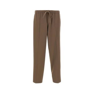 Maison Margiela Straight Trousers - male - MM6 Maison Margiela - Straight Trousers - Brown - M - Trousers
