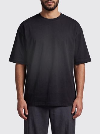 Thom Krom T-shirt relaxed fit in cotone con spalle scese
