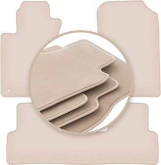 OEM Alfombrillas Beige Premium Para Honda Cr-v Iii Suv 2006-2012