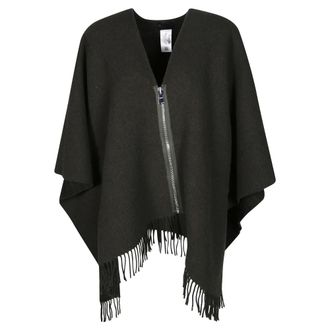 Dondup Cappa in misto lana - - Jackets - Donna - Verde - ONE SIZE