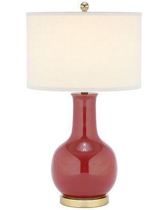 Safavieh Discontinued Safavieh Red 27.5In Ceramic Paris Lamp
