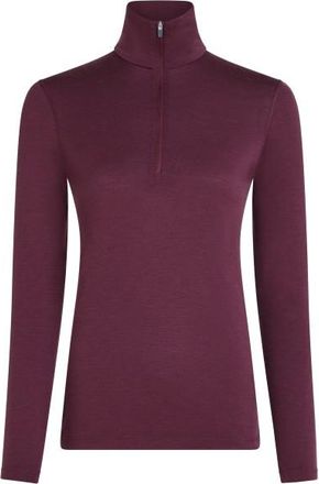 Icebreaker 200 Oasis L/S Half Zip Merinolongsleeve f&uuml;r Damen | lila