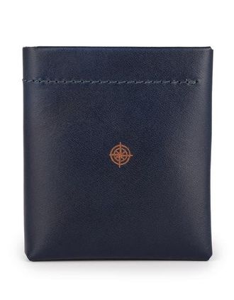 OLD TREND Celosia Genuine Leather Bi Fold Wallet in Navy at Nordstrom