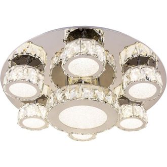 Globo Lighting Plaf&oacute;n - Amur - Cromo - Metal - &Oslash; 55cm - Led - 49350-60