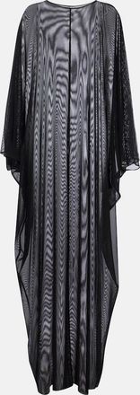 Norma Kamali Caftano in mesh