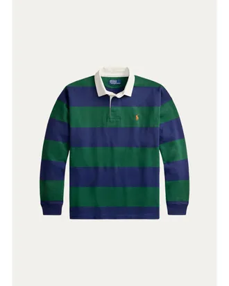 Polo Ralph Lauren Mens Big Fit Striped Jersey Rugby Shirt