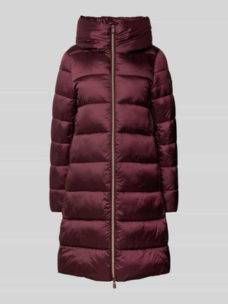 Save The Duck Steppmantel mit Kapuze Modell LYSA in Bordeaux, Gr&ouml;&szlig;e M
