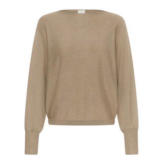 Kaffe Maglieria Girocollo - - Knitwear - Donna - Beige - S