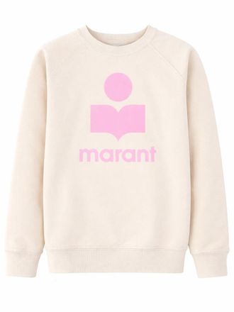 Isabel Marant Millyny Pastel Pink Logo Sweatshirt