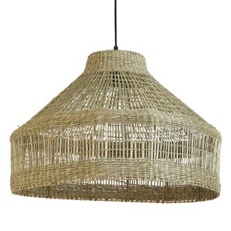 Light & Living Light & Living - L&aacute;mpara Colgante - Latika - Natural - Materiales