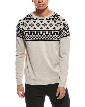 Brodie Fairisle Wool & Cashmere-Blend Crewneck Sweater