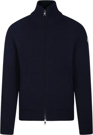 Moncler C&aacute;rdigan con Cremallera Completa - Knitwear - Hombre - Azul - XL