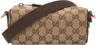 Gucci Crossbody Bag - Dames - Schoudertassen - Beige - ONE Size - Leer - Tassen