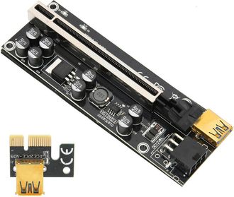 OEM Esta Tarjeta Adaptadora De Alimentaci&oacute;n Mejorada Pci-e 1x A 16x Para Tarjetas Gr&aacute;ficas Viene Con Un Cable De Extensi&oacute;n Usb 3.0 Y Un Cable De Alimentac