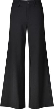 Rag & Bone Wide Broeken - Dames - Wijde Broeken - Zwart - S - Broeken