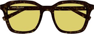 Saint Laurent Sunglasses Sl 457 009 Brown/Yellow Unisex