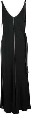 Sportmax Unione Dress - Dames - Maxi kleedjes - Zwart - M - Kleedjes