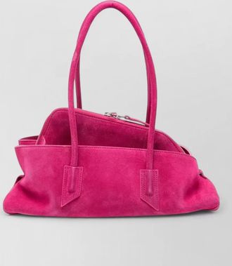 The Attico suede asymmetric tote bag