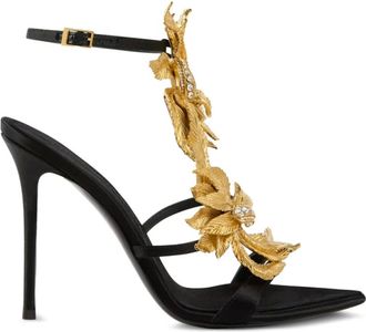 Giuseppe Zanotti Incanto Sandal 105 - Dames - Schoenen - Geel - Maat: 37 EU Zijde