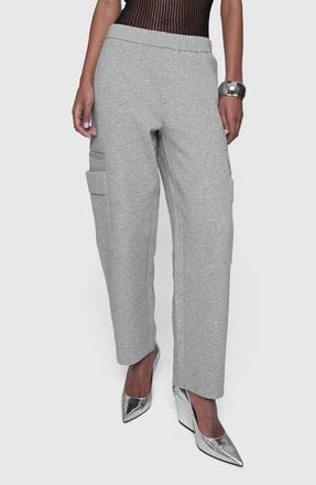Rebecca Minkoff Viv Cotton Blend Scuba Cargo Pants in Heather Grey at Nordstrom Rack, Size X-Small