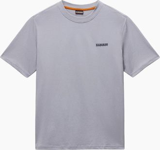 Napapijri Mens Napapijri S-Small Box T-Shirt - Grey - Size: 40
