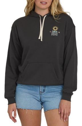 Billabong Before Times Cotton Blend Graphic Hoodie in Off Black at Nordstrom, Size X-Large