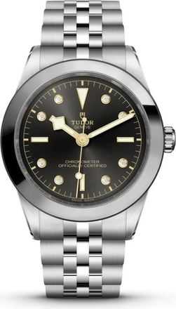 Tudor Automatic Diamond Black Dial Watch M79660-0004